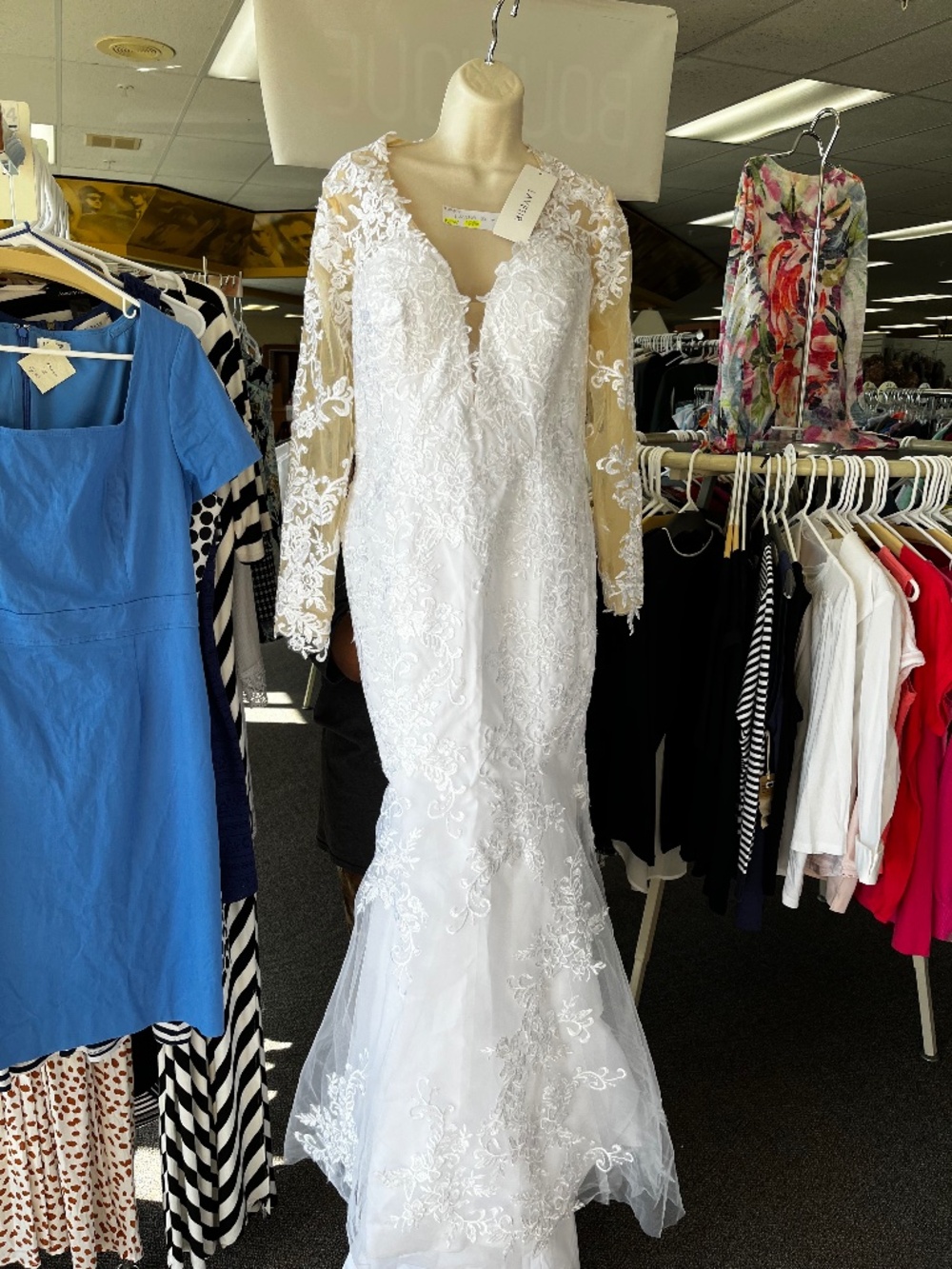 Lace and sparkles Mermaid style dress